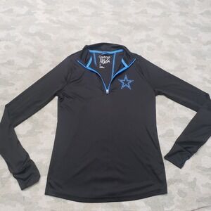 Dallas Cowboys Top Womens Medium Black Long Sleeve NFL Football
